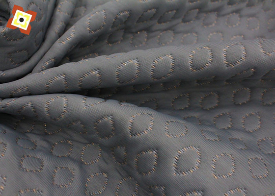 Złoty i srebrny Cool Silk Bamboo Fibre Fabric Memory Materac Poszewka na poduszkę Materiał Grafen