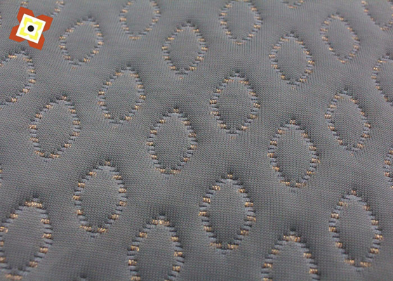 Złoty i srebrny Cool Silk Bamboo Fibre Fabric Memory Materac Poszewka na poduszkę Materiał Grafen