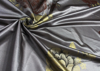 Tkanina pikowana w kolorze brązowym w kolorze złotym trykotowym na pościel odporna na kurczenie