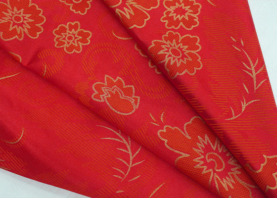 Sprzedaż hurtowa Home Textile Złote drukowane tkaniny materacowe tkaniny materacowe poliestrowe 100