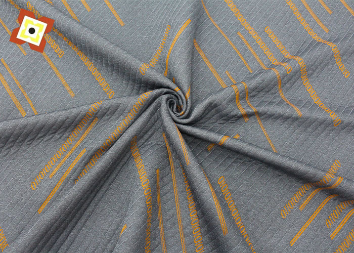 Guangzhou hurtowy Stretch Pillow Mattress Quilting Fabric Knitting Jacquard Air Layer Modal Grey materacowa tkanina